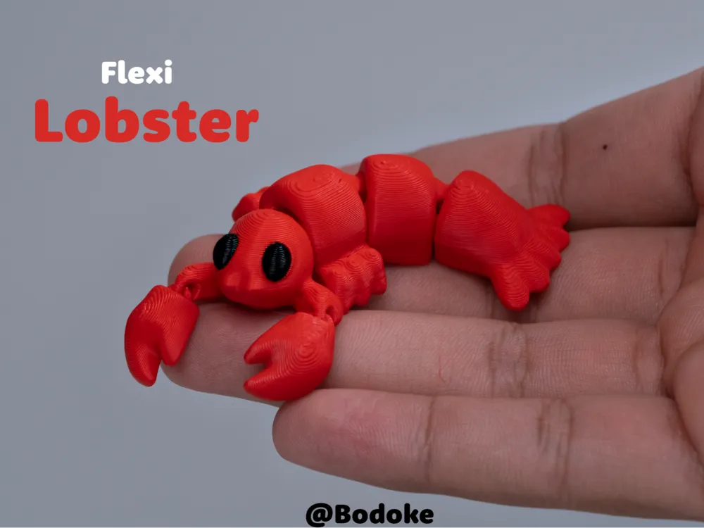 Soporte: Flexi Lobster - Articulated. Referencia del modelo original.