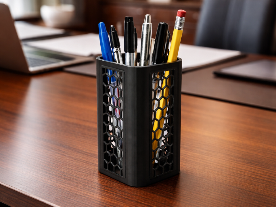 Luxury Desk Office Organizer  Modern Pen Holder V2