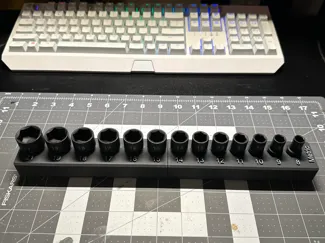 Milwaukee Insider Rachet METRIC Socket Gridfinity