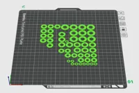 10 X 1/8"-3/8" - 0.2mm layer, 6 walls, 100% infill