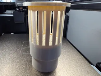 4-Inch Filter Cup with Carbon / Media Chamber