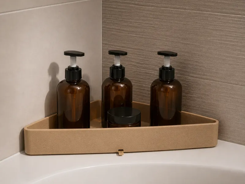 Organizador de Baño Esquinero con Drenaje