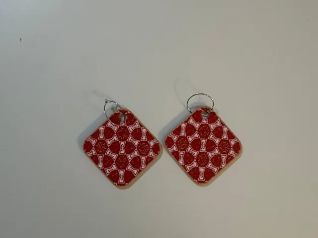 Tile Flower Earrings