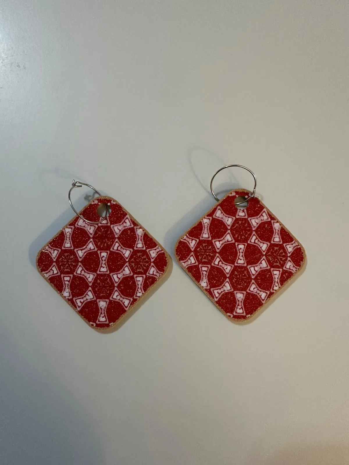 Tile Flower Earrings view 2