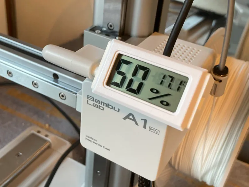 Hygrometer Thermometer Holder for A1 Mini