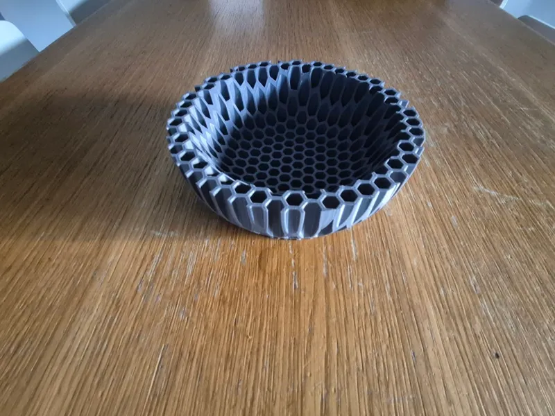 bowl honeycomb on A1 mini