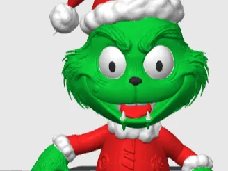 Elf Grinch Zombie