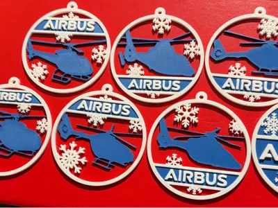 Airbus Helicopter Ornaments