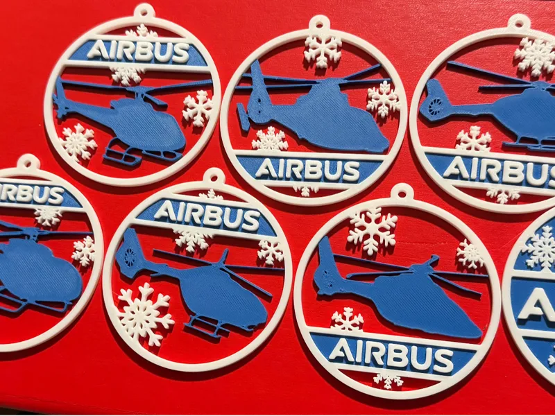 Airbus Helicopter Ornaments