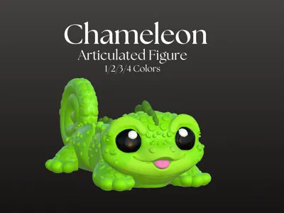 Flexi Chameleon - Articulated figure