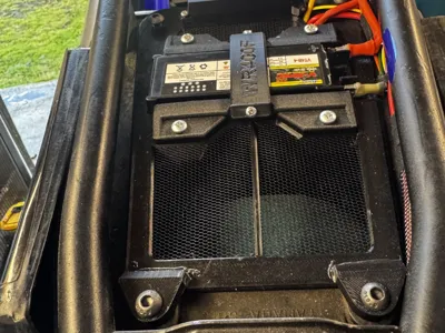 Yamaha WR400f battery and fuse box upgrade
