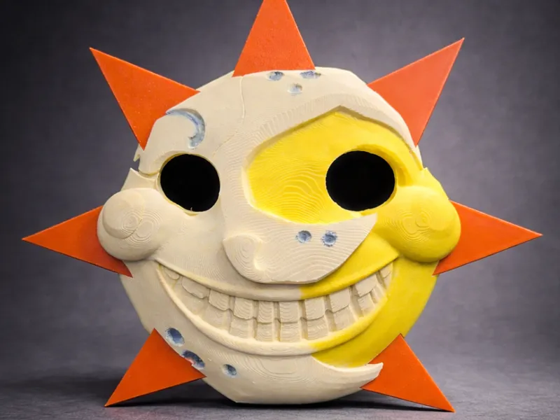 Sundrop Spinning Mask - FNAF Security Breach