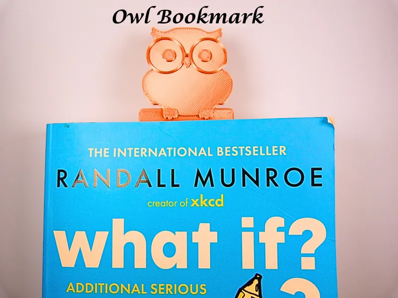 owl with glasses bookmark