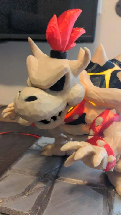 Light Up Dry Bowser by 43MisterC MakerWorld: Download Free 3D Models
