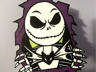 Jack Skellington Wall Art