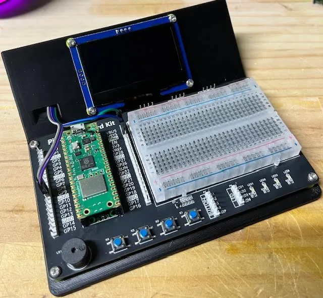 Breadboard Kit Raspberry Pi Raspberry Pi Pico Breadboard Kit / OLED Display - Free 3D Print Model ...