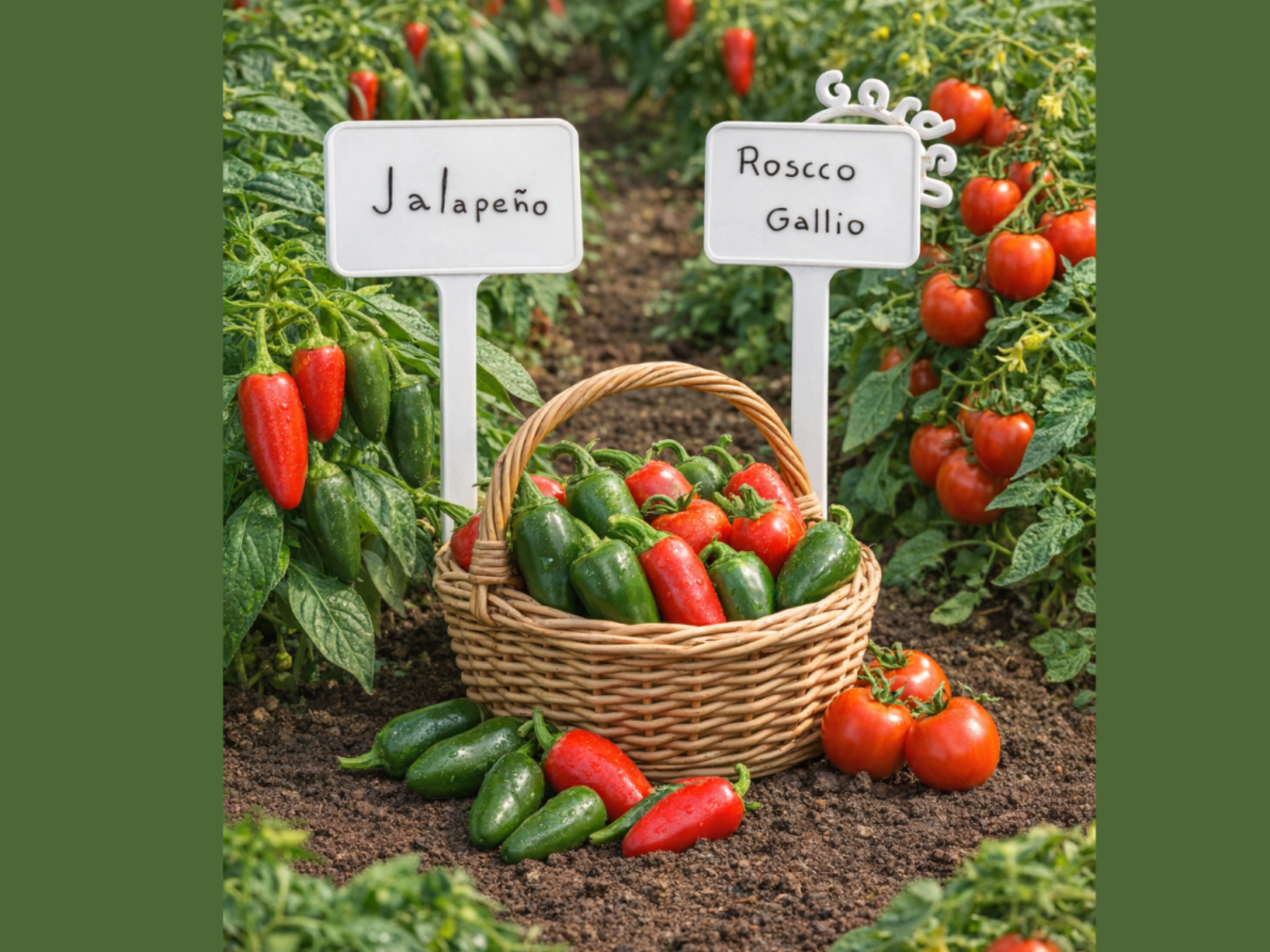 Elegant Vegetable Plant Markers