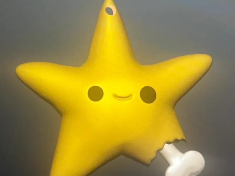 Bitten Star Buddy Keychain