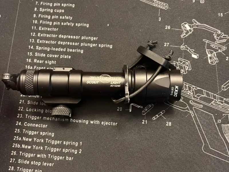Copriobiettivo surefire m-600