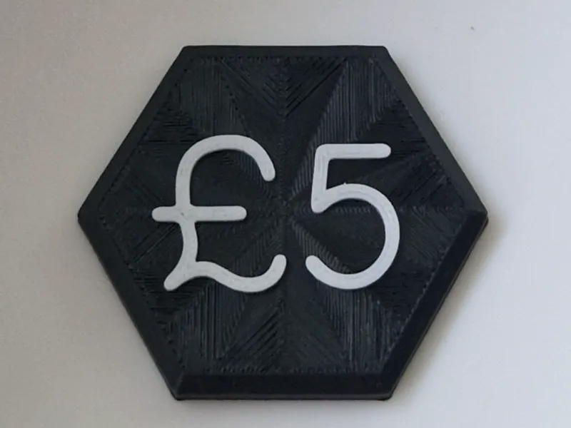 Hexagonal Price Tags