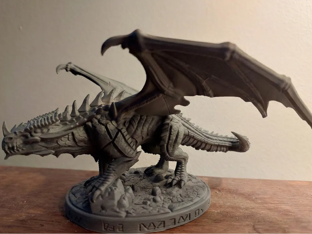 Ancient Runic Dragon - High Detail Tabletop Mini by Maker Girl Millie ...