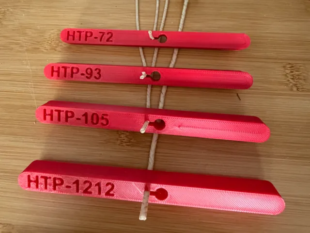 HTP Candle Wick Holder Set (72, 93, 105, 1212)