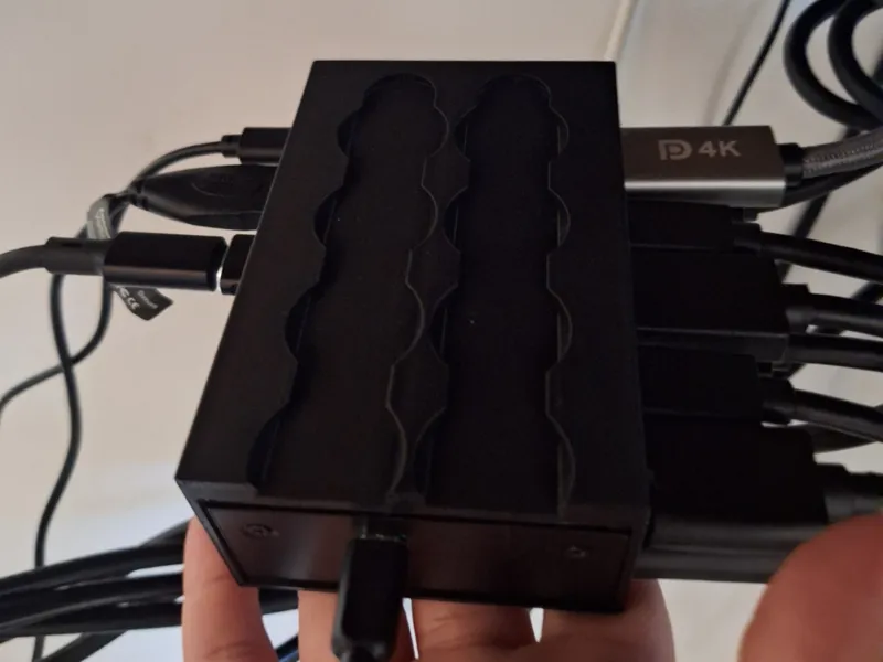 KVM Switch holder for OpenGrid