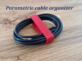 Parametric cable organizer