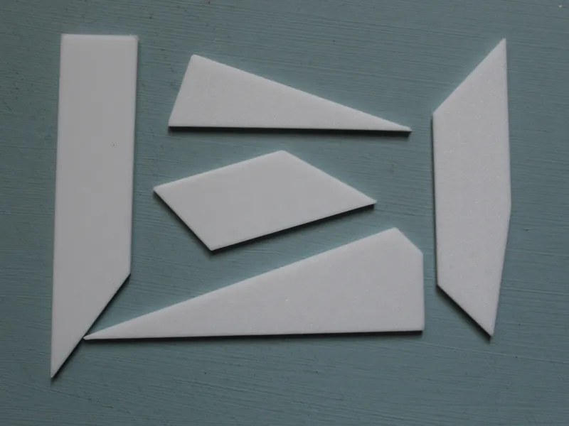 Rompicapo Lettera M - Puzzle in 5 Pezzi