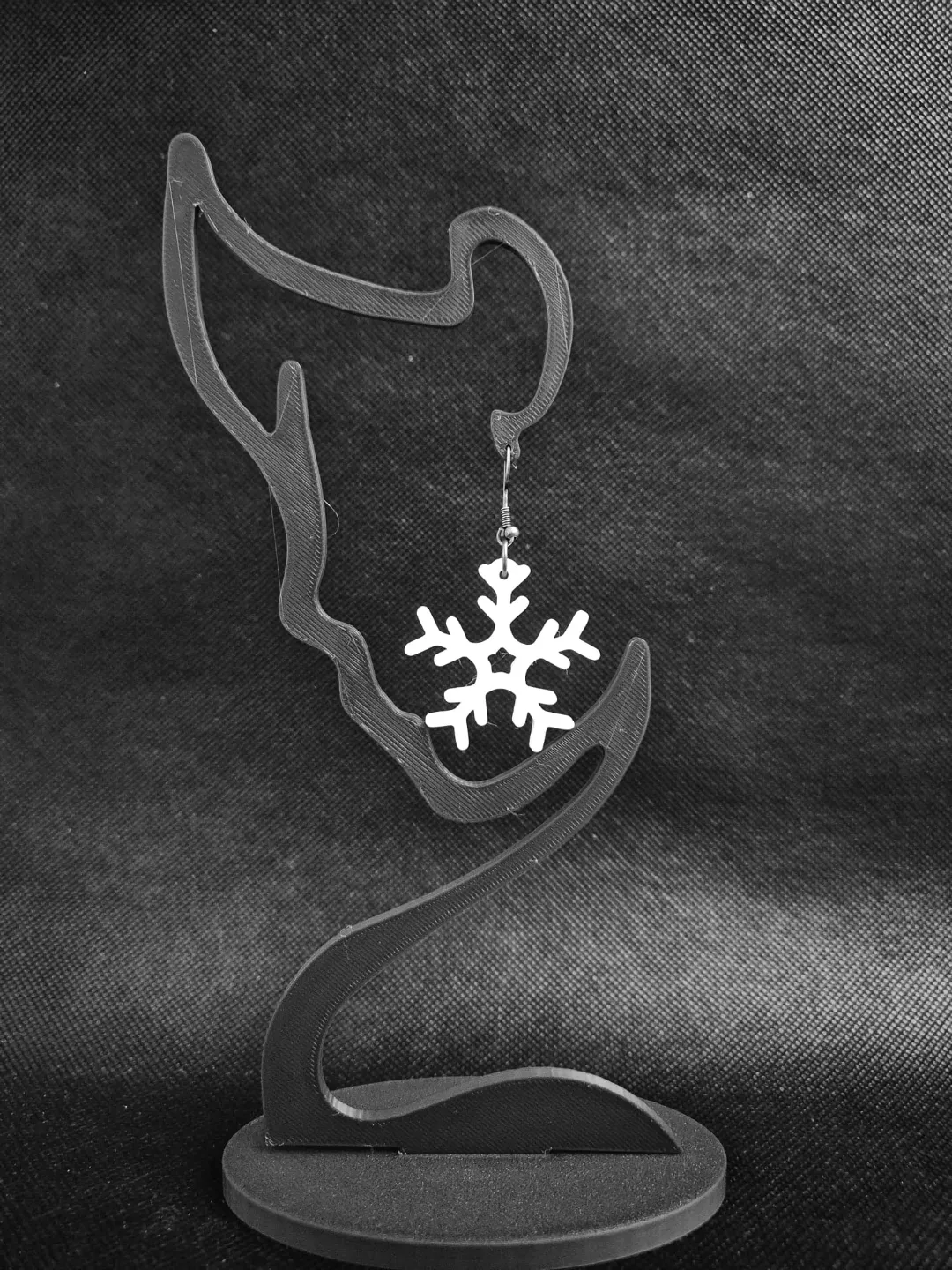 Christmas Snowflake Earrings view 2