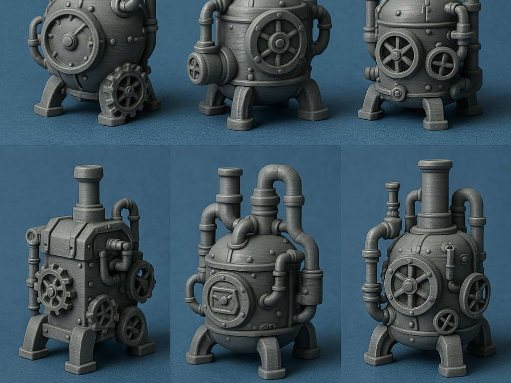 Steampunk Boiler Machines Pack