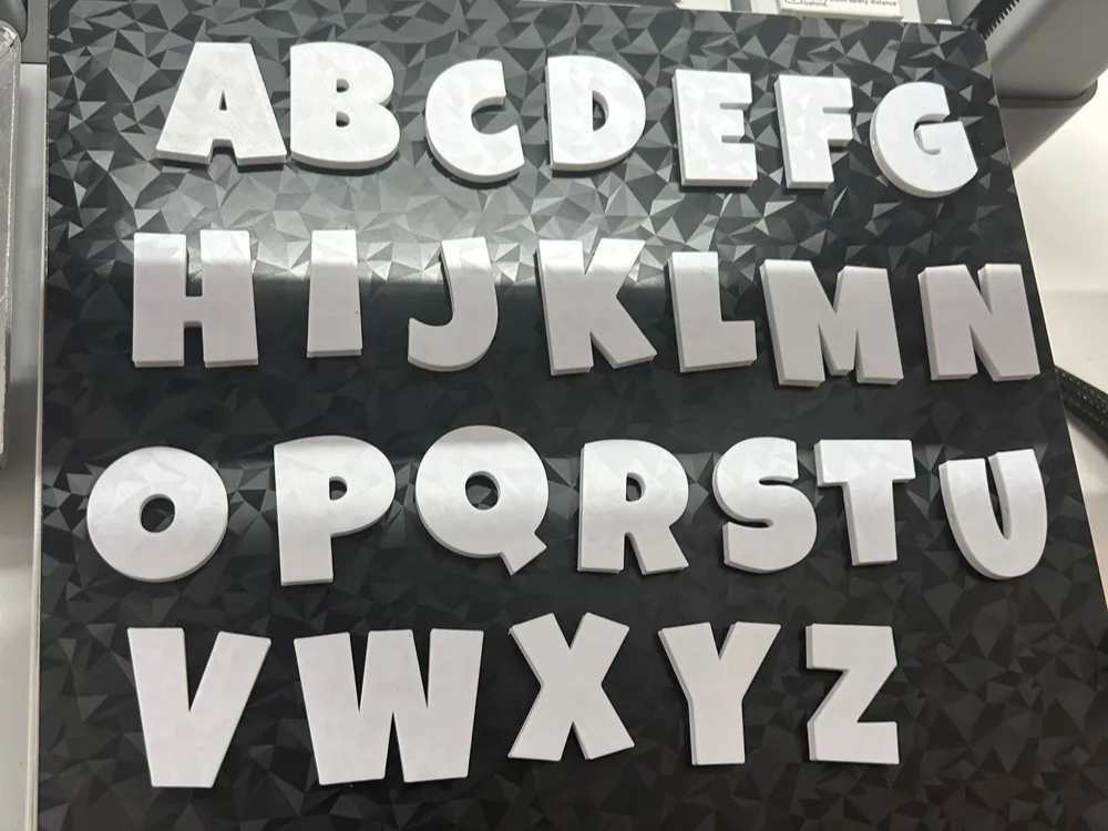 Alphabet Letters – Thick & Kid-Friendly 3D Letters