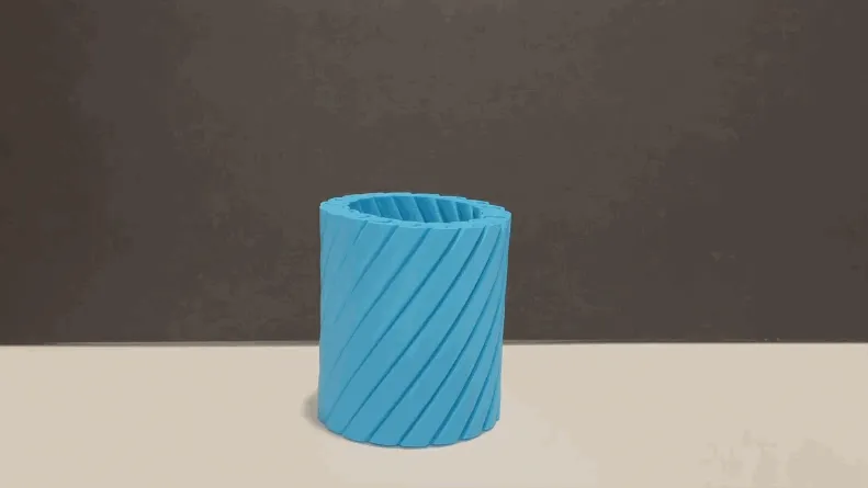 Twisty Fidget Vase Jr. view 2