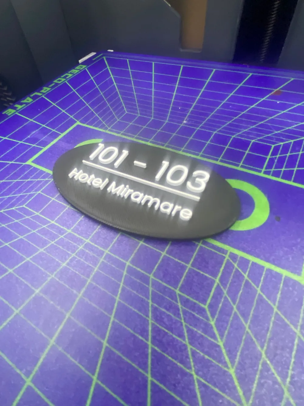 Parametric Sign noams Multipurpose Parametric Customized 3D Sign - Free 3D Print Model ...
