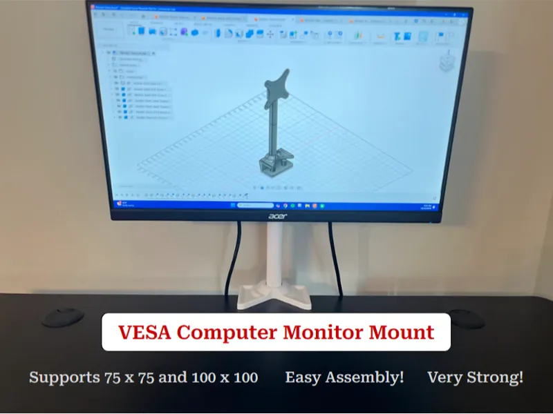 VESA Computer Monitor Desk Stand (75x75 & 100x100)