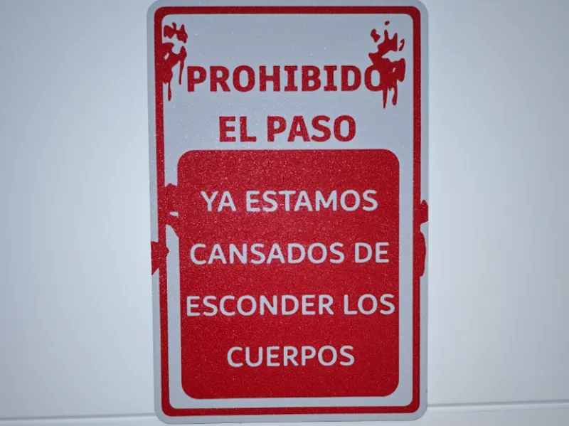 Cartel Halloween- Prohibido el paso