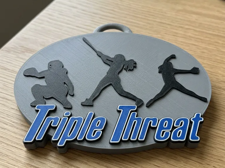Triple Threat Hype Chain Pendant