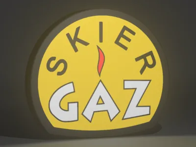 Skier Gaz LIGHTBOX