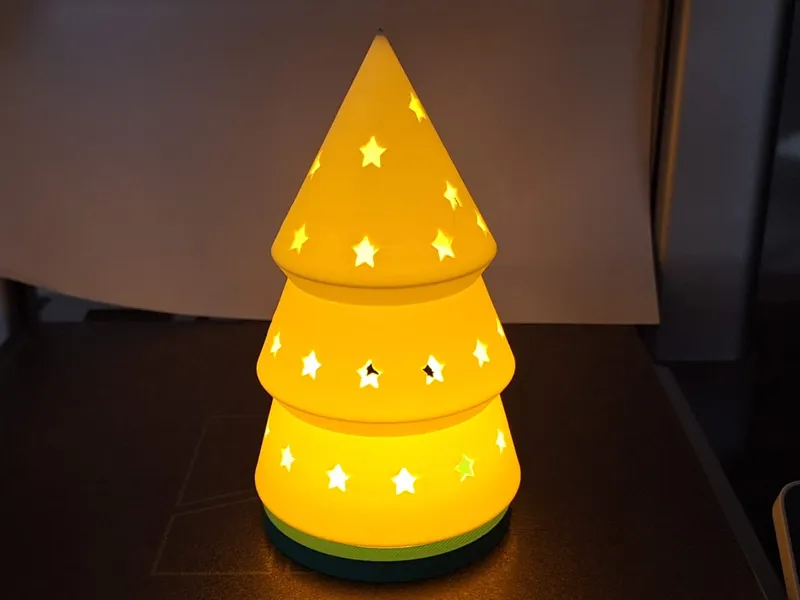 Christmas Tree with Base for Electronic Candle