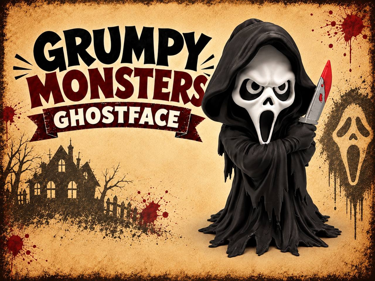 Ghostface - 3D printed Characters, in stock in India