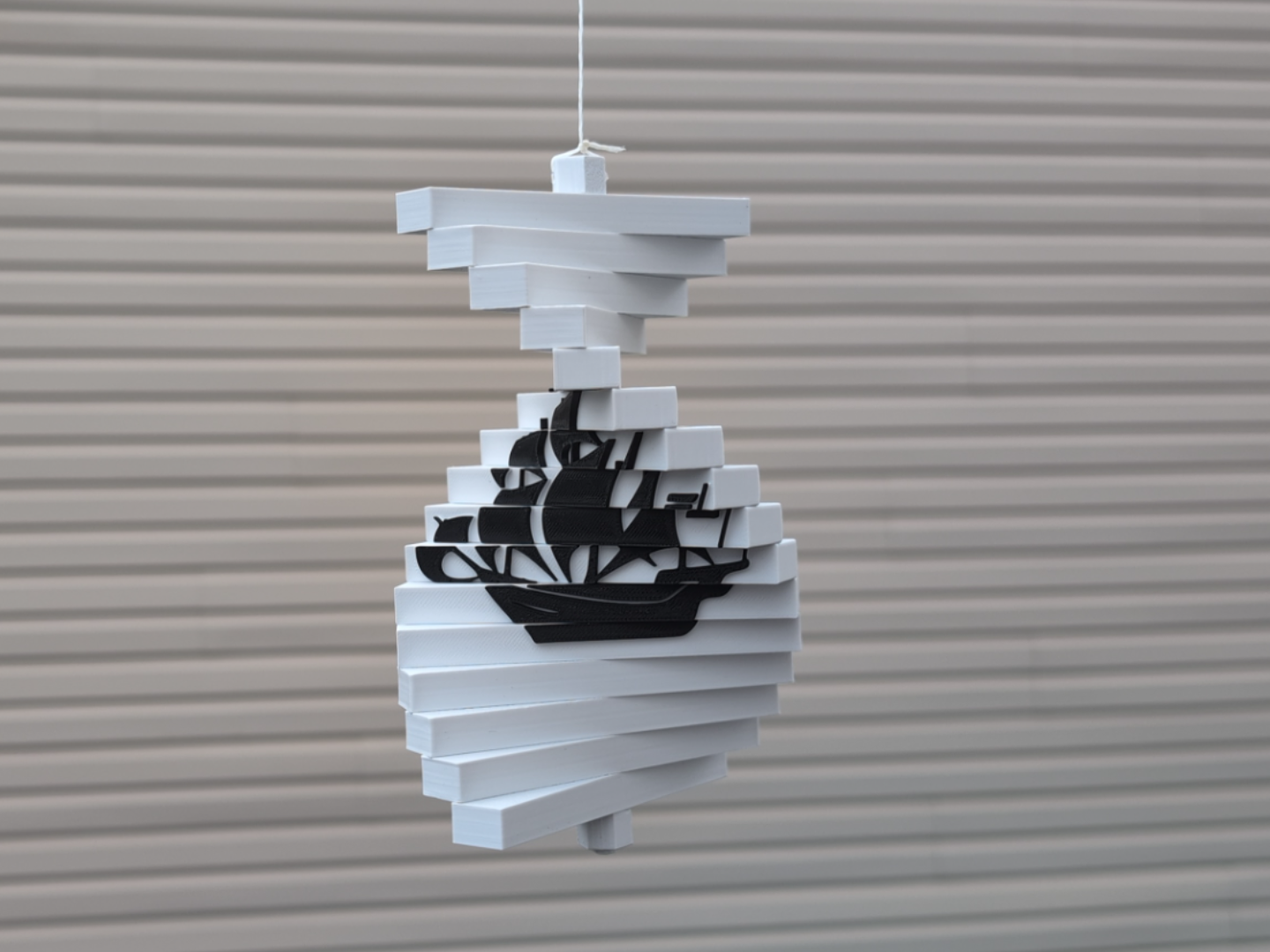 Twisting Wind Spinner - Tall Ship