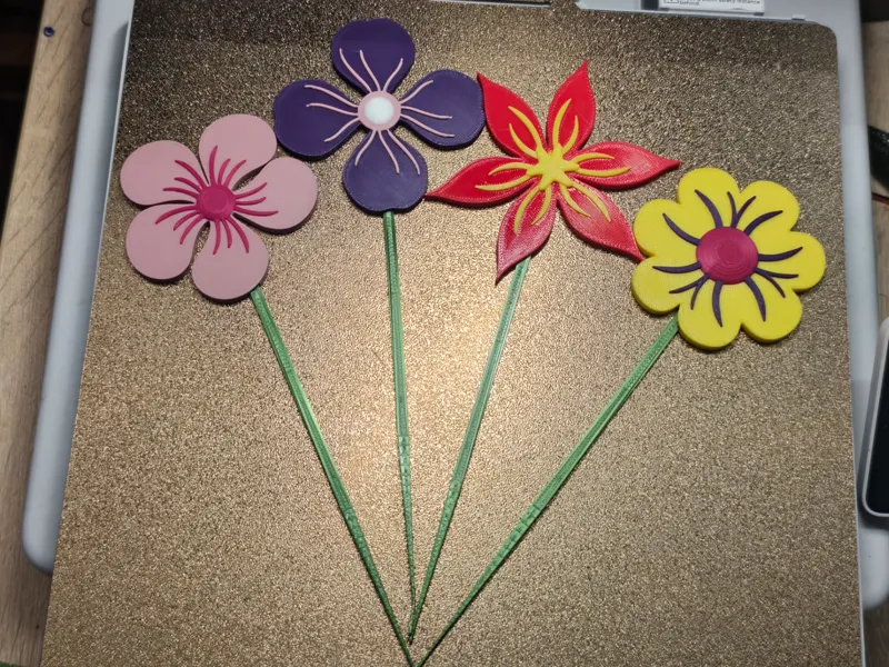 Flower Pot Stakes - 4 different variants