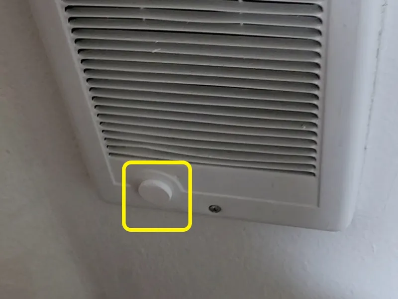 Cadet Wall Heater Knob Plug