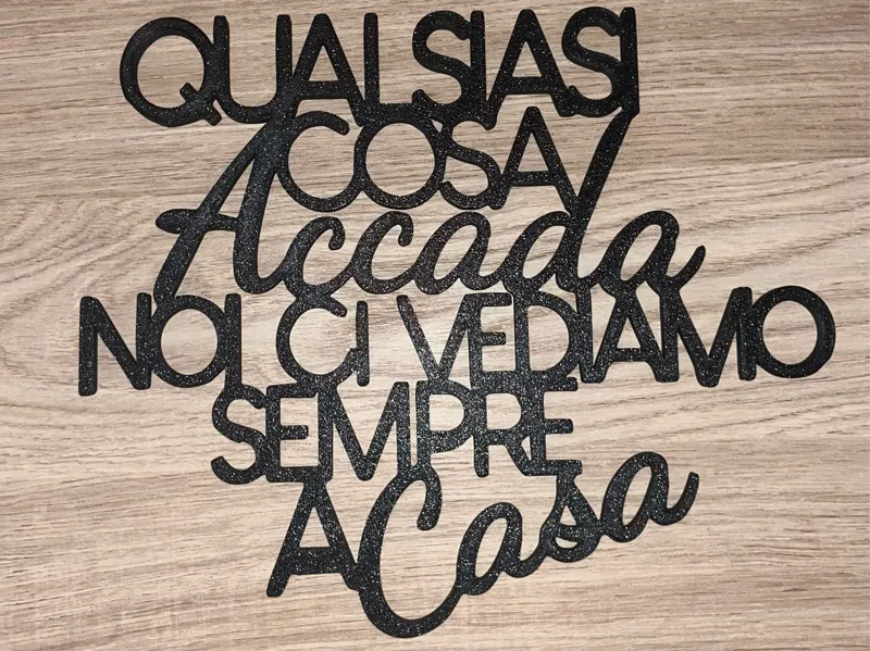 Quadretto qualsiasi cosa accada