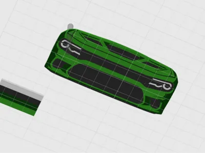 Dodge Charger hellcat keychain