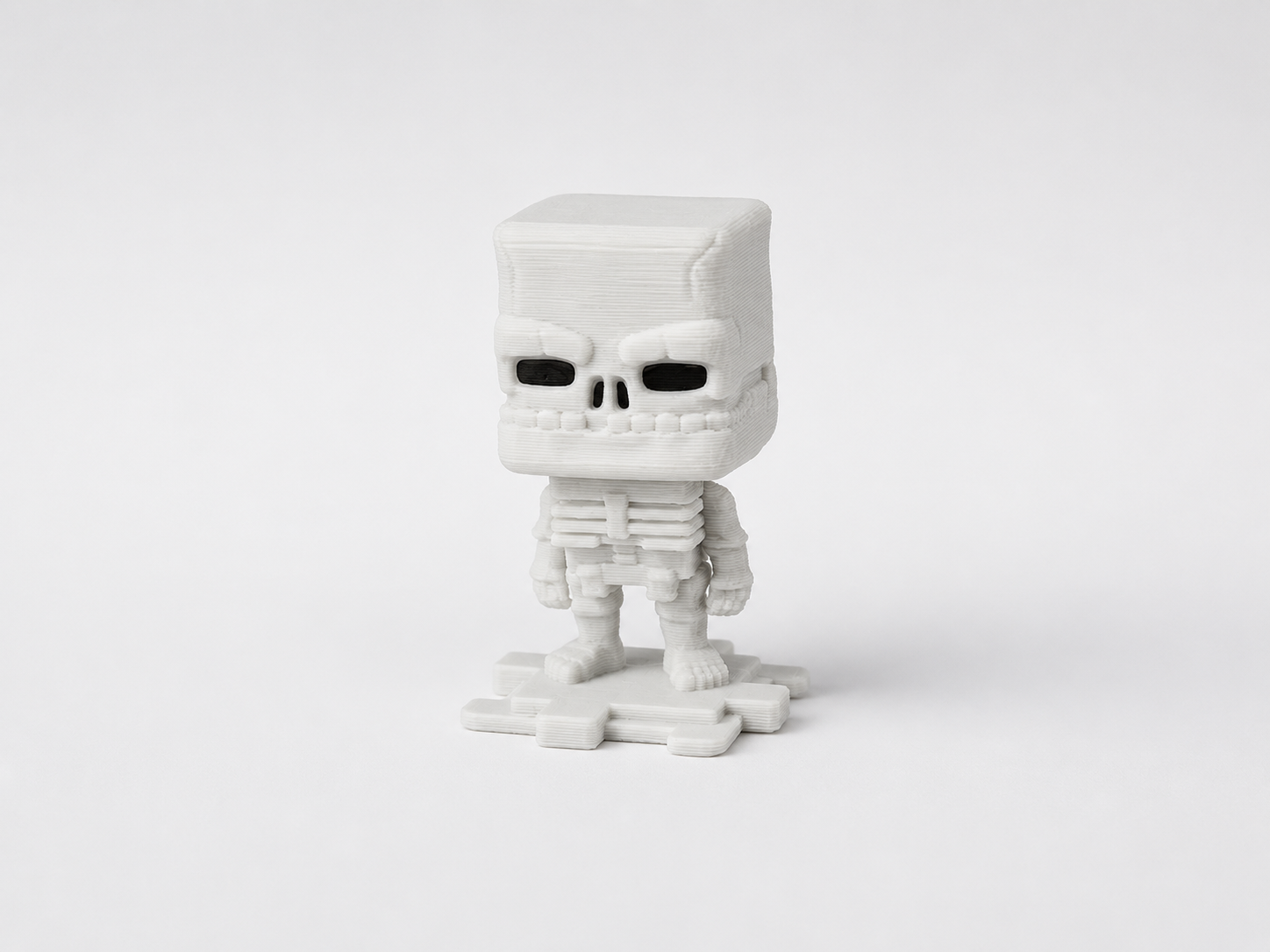 minecraft mcdonalds happy meal sceleton figurine