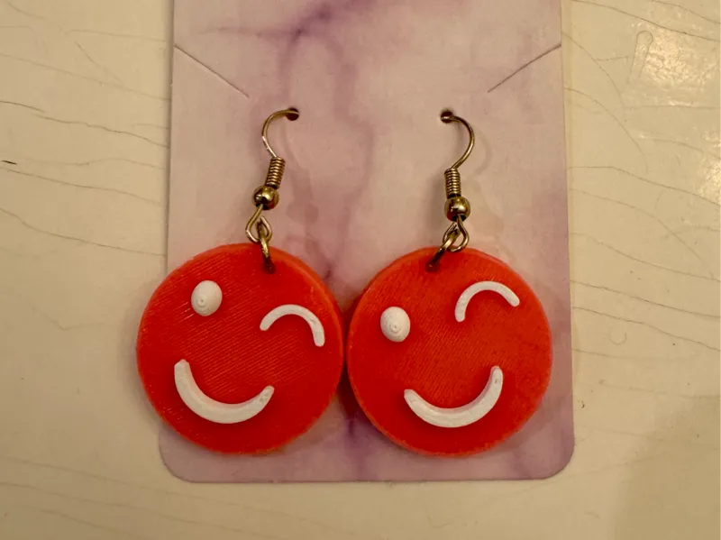 Smiley Face Earrings