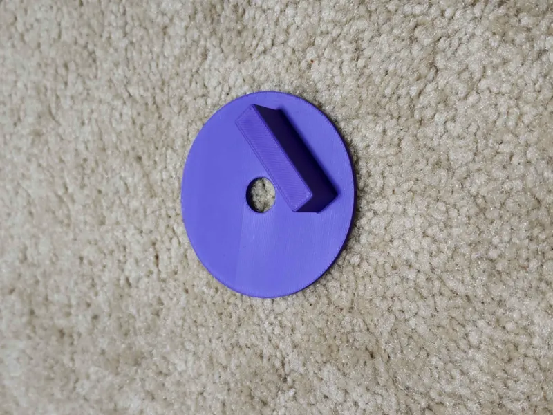 76 mm Circle with 26.2 mm Hole
