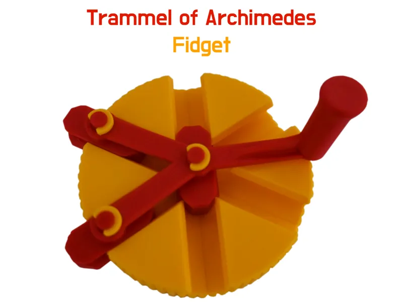 Triple Trammel of Archimedes Fidget