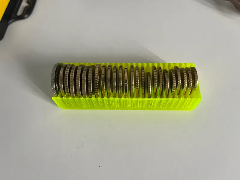 Coin holder for renegade armrest storage